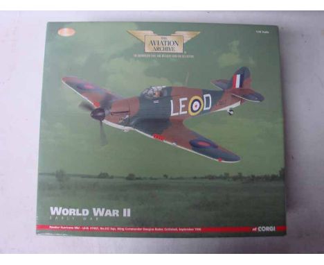 Corgi Aviation Archive 1:32 scale, AA35505 Hawker Hurricane MK1-LE-D V7467, 1940 in box 