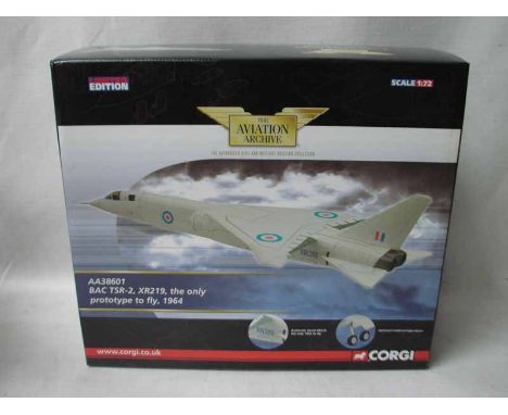 Corgi Aviation Archive 1:72 scale limited edition AA38601 BAC TSR-2 XR219 Prototype 1964 in box 
