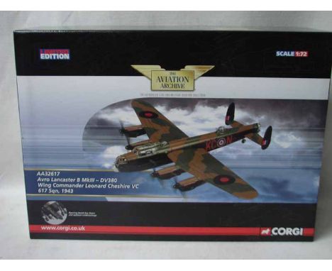 Corgi Aviation Archive 1:72 scale, AA32617 Avro Lancaster B MKIII - DV380 in box 