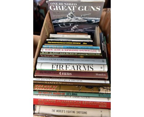 "The Illustrated Encyclopedia of Firearms" by Hogg, "The World's Great Guns" by Wilkinson, "The Book of Guns &amp; Gunsmiths"