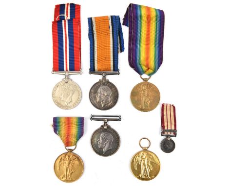 Pair:  BWM, Victory (17115 Pte J W Cressall, The Queen's R), GVF; Pair: BWM, Victory (G-97881 Pte G C Dockerill Middx R) VF. 