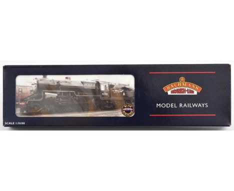 Bachmann Branchline OO gauge BR Hughes Crab Class 2-6-0 locomotive (32-179). 42942, in lined black livery (weathered). Boxed.