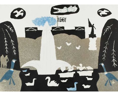 Φ Julian Trevelyan RA (1910-1988)St James' Park (Turner 234)Signed, numbered and inscribed 6/75 St James' Park Julian Trevely