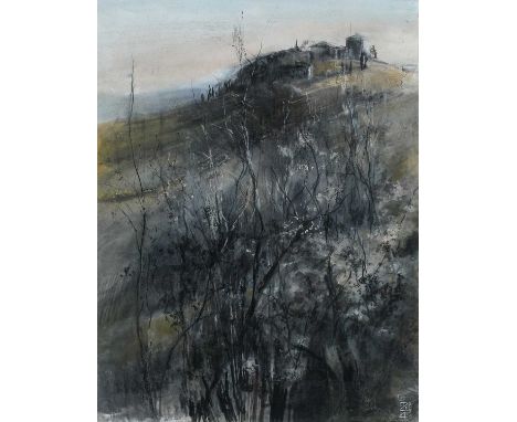 Φ Lucy Cavendish (b.1973)Early Morning Light, RadiSigned Lucy Cavendish (lower left)Pastel and graphite64 x 48.5cmProvenance: