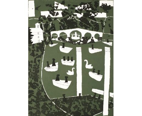 Φ Julian Trevelyan RA (1910-1988)Richmond (Turner 226)Signed, numbered and inscribed 63/75 Richmond Julian Trevelyan (in penc