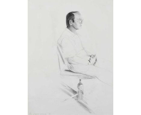 Φ David Hockney OM, CH, RA (b.1937)Mo McDermott (S.A.C. 178)Signed, dated and numbered 63/100 David Hockney 76 (in pencil low
