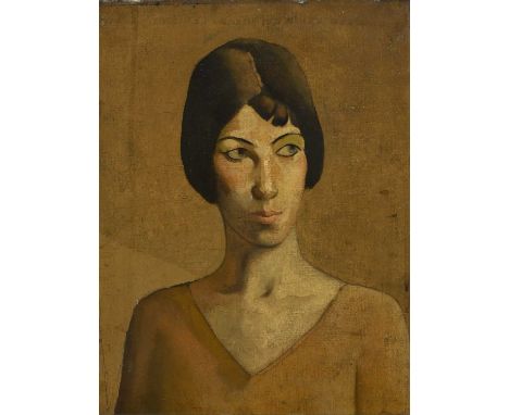 Φ Patrick Millard (1902–1977)Portrait of Lora Marx (1900–1989)Oil on canvas46.6 x 35.6cmProvenance:Anthony Mould, London, whe