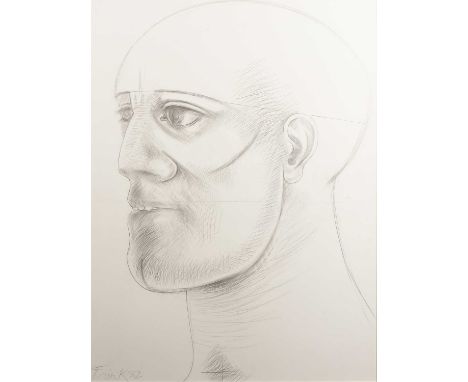 Φ Dame Elisabeth Frink CH, DBE, RA (1930-1993)HeadSigned and dated Frink 82 (lower left)Pencil76.8 x 55.9cmProvenance:Sotheby