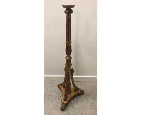 An Ornate tall candlestick