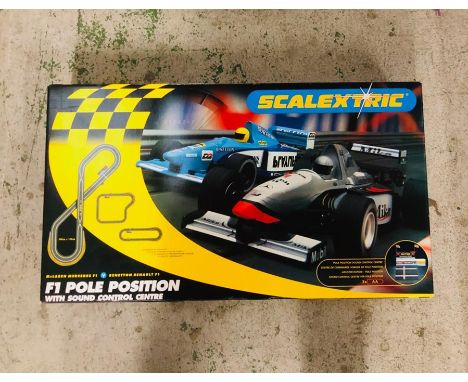 Scalextric F1 Pole Position with Sound Control Centre