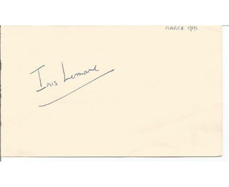 First BBC Female Conductor Iris Margaret Elsie Lemare signed autograph album page. English conductor and musician. She was th
