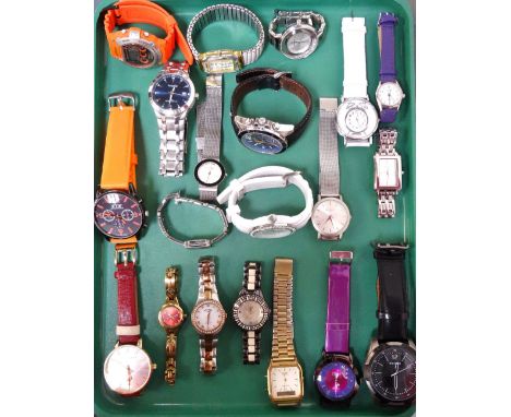 SELECTION OF LADIES AND GENTLEMEN'S WRISTWATCHESincluding Accurist, Citron, Daniel Klein, Skagen, Lacoste, Ted Baker, Anne Kl