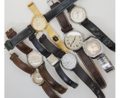 A Tudor watch diameter 3cm, case numbers 12325 3678, a Girard Perregaux SeaHawk, diameter 3.4cmm and a Tissot Fascination, an
