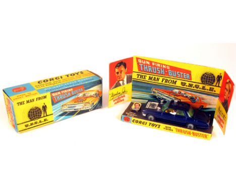 Corgi. The Man From UNCLE`s `Thrush Buster` 1966, number 497, Oldsmobile Super 88 with blue body, yellow interior, green tint