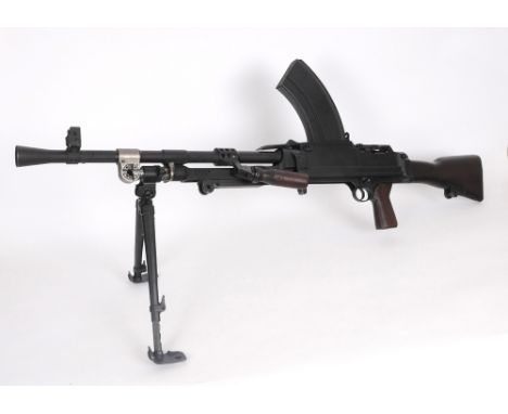 1956 British Army Bren light machine gun. Deactivated Bren Mk IIII Light Machine Gun. With British proof marks and serial num
