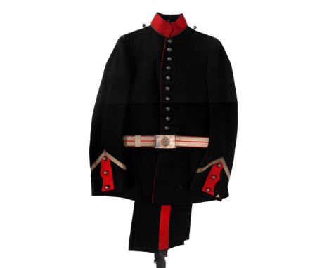 1935-pattern Irish Army Corps of Engineers officer's dress uniform. An Oglaigh na h-Eireann dress uniform comprising tunic, t
