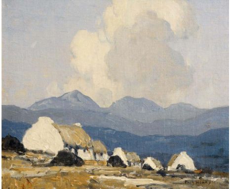 Paul Henry RHA (1876-1958)In the Western Mountains (c.1934-9)oil on board signed 'PAUL HENRY' lower right 25½ x 30½cm (10 x 1