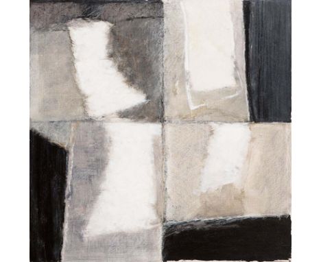 John Shinnors (b.1950)Figure by the Black Seaoil on canvas signed lower right, signed &amp; titled on reverse 61 x 61cm (24 x