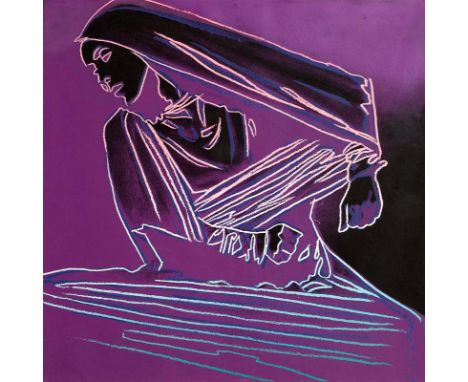 Andy Warhol (1928-1987) BritishMartha Graham: Lamentation (1986)screenprint on Lenox Musuem Board, trial proof numbered PT 14