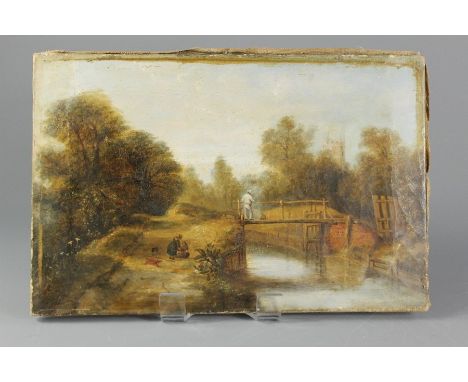 James Clark (English) 19th Century Oils on Canvas, the first entitled 'nr Chichester Sussex' the companion work entitled 'nr 