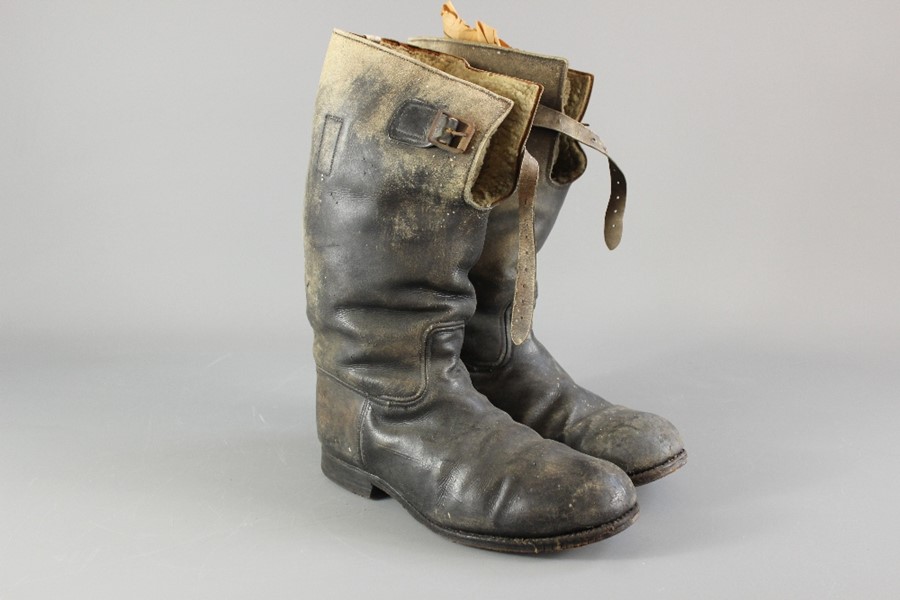 sheepskin flying boots