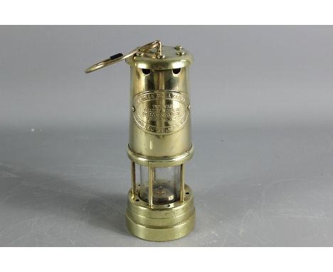 Aberaman Colliery brass miners lamp, nr 41618.&nbsp;