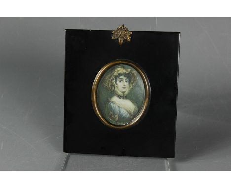 Two 19th Century portrait miniatures, the first entitled 'Duke of Sussex' this title was first conferred on 24th November 180