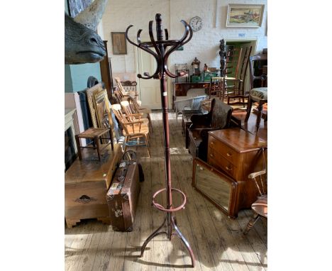 A 20th Century bentwood hat stand