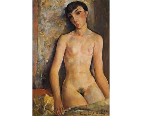                     KOHL,             Pierre Ernest(1897 Monaco - 1985 Les Brenets)    Weiblicher Akt    Öl auf Leinwand.    