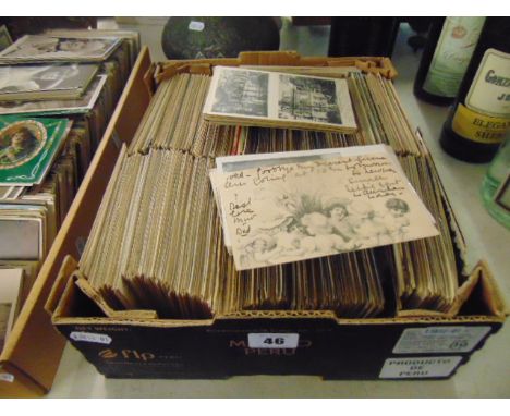 A qty of Edwardian and vintage postcards