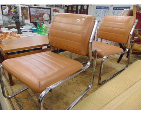 Two 1970's retro designer chairs