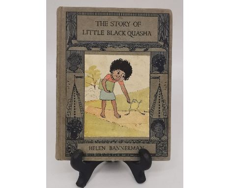 A first edition book entitled, 'The story of little black Quasha', by Helen Bannerman, 1942. H.14 W.11cm 