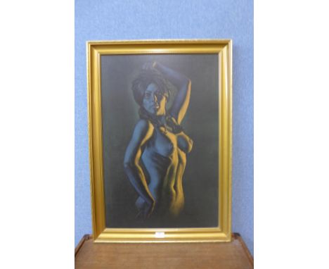 A 1970 Pearson print of a female nude 