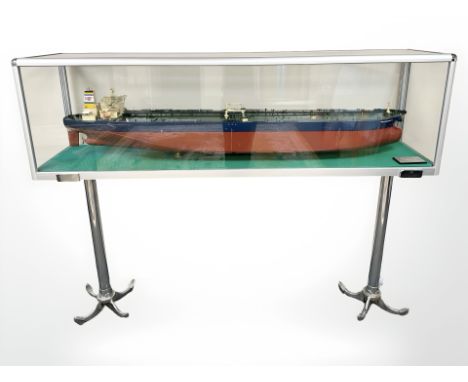 A boardroom model of M/T Millennium 301,000 DWT Class Crude Carrier, built in September 1998 by Hyundai Heavy Industries, Uls