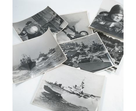 A collection of WWII black and white military photographs, all of the Norwegian forces, to include images of the Army in Grea
