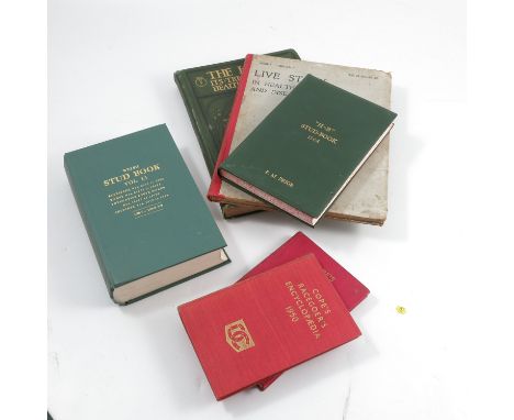 The Horse Its Treatment in Health and Disease, edited by Prof. J Wortley Axe, volumes 1 to 9, 1907, together with Live Stock 