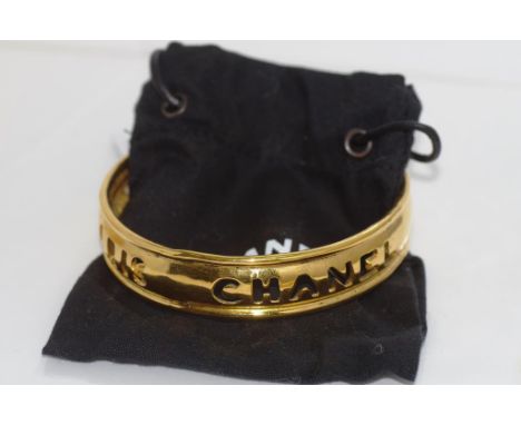 Vintage Chanel Paris bangle with bag