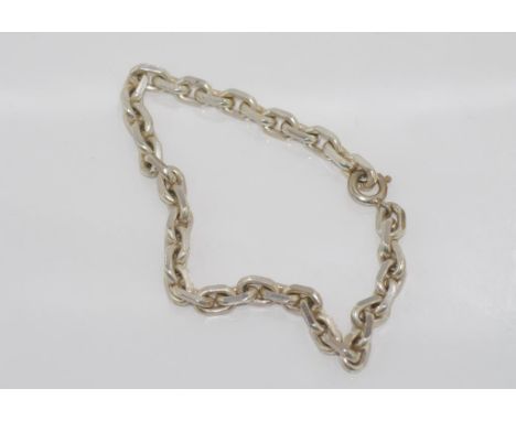 Vintage silver (800) bracelet marked 800 CB, size: approx 20cm length