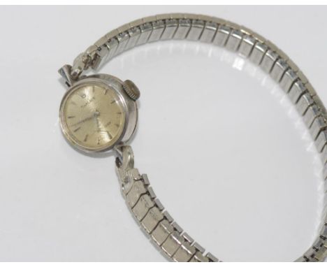 Vintage 18ct white gold cased Montres Rolex watch