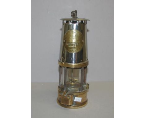 Eccles miners safety lamp 25cm high approx