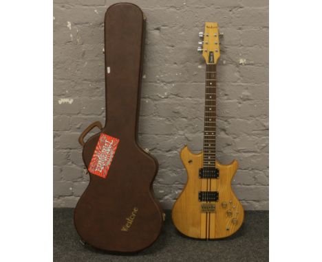 A vintage Westone Thunder 1-A six string guitar made in Japan in hard carry case.
