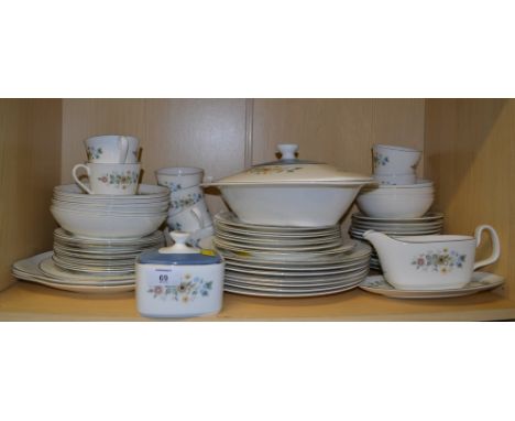 A Royal Doulton 'Pastorale' part dinner and tea service