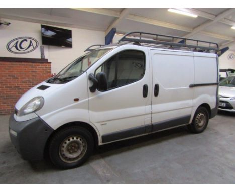 Make &amp; Model: Vauxhall Vivaro 2900 DTi SWBDate of Reg: WU55 HWZColour: Whitecc: 1870MoT: 01-12-2021Fuel Type: DIESELMilea