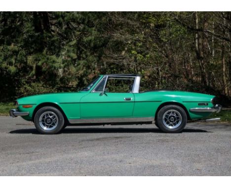 1976 Triumph Stag Transmission: automaticMileage:82098Launched in 1970, the Triumph Stag was a luxury grand tourer. Envisione