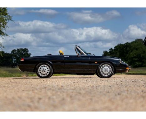 1992 Alfa Romeo Spider S4 Transmission: manualMileage:78000The Spider designation for the open top sports cars originates fro