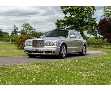 2003 Bentley Arnage T Transmission: automaticMileage:125418The Arnage T can lay claim to the title of world's fastest saloon,