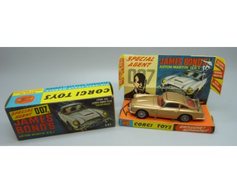 A Corgi Toys 261 James Bond Special Agent 007 Aston Martin D.B.5, (old shop stock) 