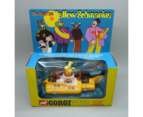 A Corgi Toys 803 The Beatles Yellow Submarine, boxed, (old shop stock) 