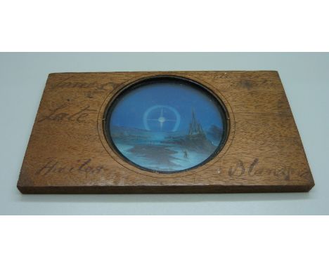 A magic lantern slide, Antarctic subject 