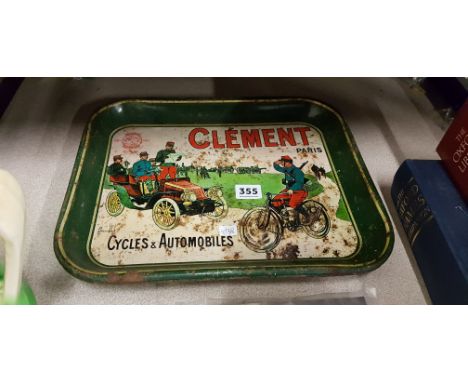 2 OLD AUTOMOBILE TRAYS